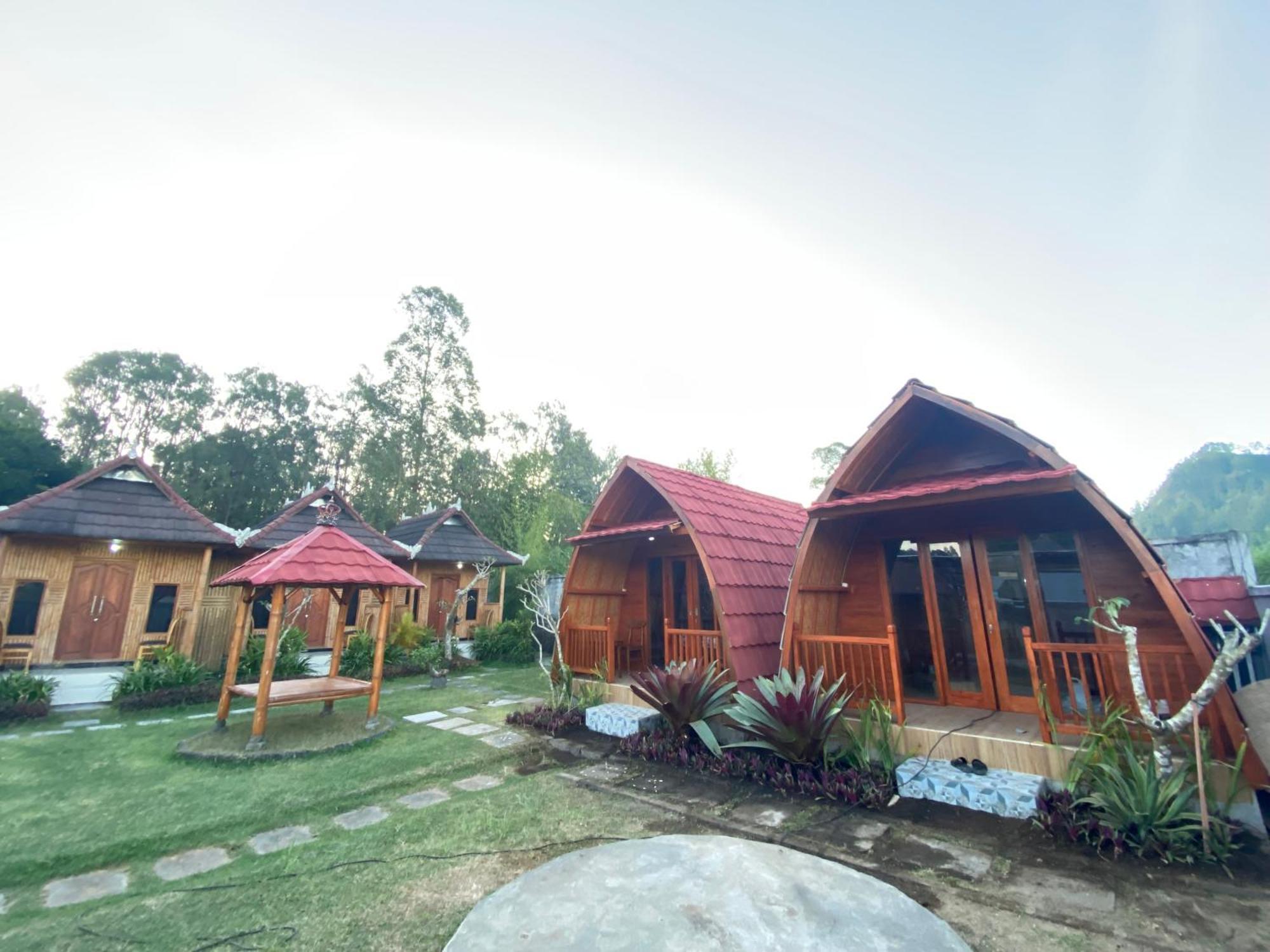 Отель D'Yoga Bamboo House Кинтамани Экстерьер фото