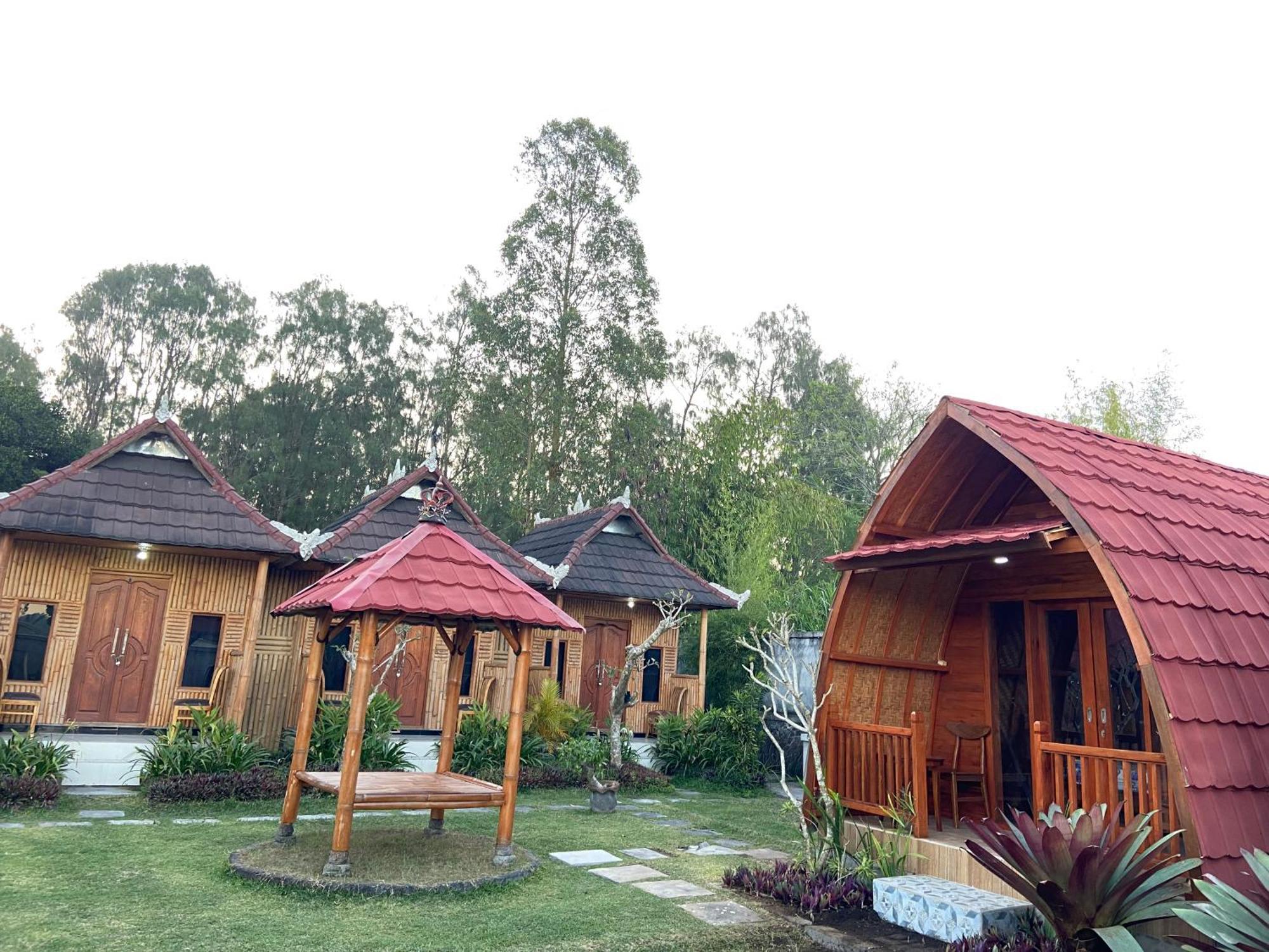 Отель D'Yoga Bamboo House Кинтамани Экстерьер фото